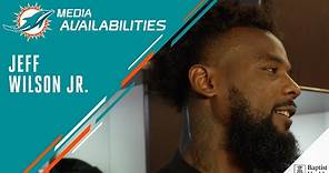 Jeff Wilson Jr. meets with the media | Miami Dolphins