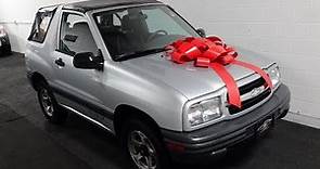 2000 Chevy Tracker with low miles and one owner! 4WD! Rare!