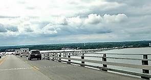William Preston Lane Jr. Memorial Bay Bridge REVIEW PASSING BY @ Annapolis Near WASHINGTON DC USA