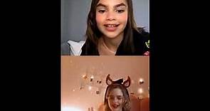 Mckenna Grace and Ariana Greenblatt instagram live 2020