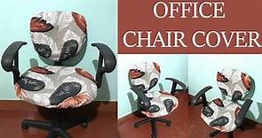 Style 24 : DIY Office Chair Cover | Seat Cover Tutorial | For Beginners