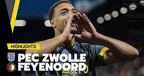 DESSERS doet 't wéér! 🤯 | Highlights PEC Zwolle - Feyenoord | Eredivisie 2021-2022
