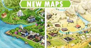 NEW WORLD MAPS! [Sims 4 Custom Content]