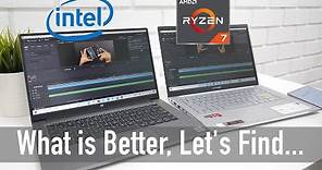 Intel Core i7 Laptop vs AMD Ryzen 7 Laptops Real World Test