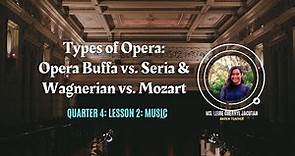 Lesson 2: TYPES OF OPERA