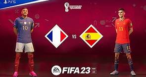 FIFA 23 - France vs Spain - Qatar 2022 Final | PS5™ [4K60fps]