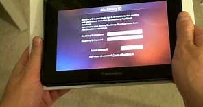 Blackberry Playbook Unboxing