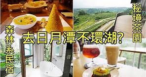 日月潭一日遊 4分鐘逛好拍茶園、森林系餐廳 喝喝茶+九樹森林+鹿篙咖啡莊園+蠻荒咖啡 different Sun Moon Lake Taiwan