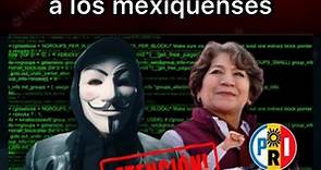 Anonymous envía MENSAJE a los mexiquenses 2024