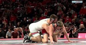 141 LBS: #1 Luke Pletcher (Ohio State) vs. JoJo Aragona (Rutgers) | 2020 B1G Wrestling