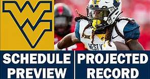 West Virginia Football 2023 Schedule Preview & Record Projection