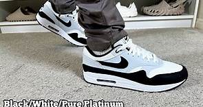 Nike Air Max 1 Black White Pure Platinum Review& On foot