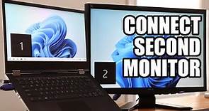 Connect a 2nd Monitor to Laptop on Windows 10/11