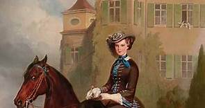 Carl Theodor von Piloty and Franz Adam | Portrait of Empress Elisabeth of Austria