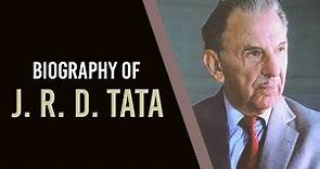 Biography of JRD Tata, Father of Industrial Revolution & Civil Aviation in India #BharatRatna
