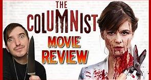 THE COLUMNIST (2021) Review | Dark Comedy/Horror Movie