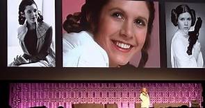 Carrie Fisher tribute at Star Wars Celebration 2017 with George Lucas, daughter Billie Lourd