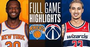 KNICKS at WIZARDS | FULL GAME HIGHLIGHTS | January 6, 2024