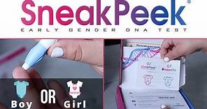 SNEAK PEEK Gender Reveal Test at 8 Weeks FULL REVIEW | Results Included!