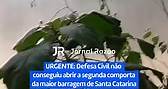 Jornal Razão - 🚨 AGORA: A maior barragem de Santa Catarina...