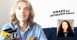 Charlie Plummer & Taylor Russell Talk 'Words on Bathroom Walls' | MTV News