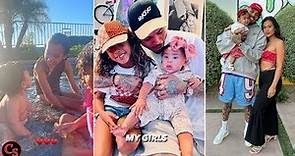 Chris Brown's Daughter Royalty Brown With Her Little Sister Lovely Symphani Brown
