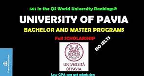 University of Pavia | How to apply for University of Pavia | Step by Step