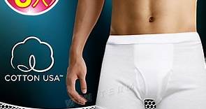 BVD 100%純棉 平口褲--3件組 - PChome 24h購物