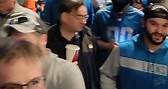 Detroit Lions fans wait to buy new jerseys at Ford Field