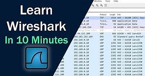 Learn Wireshark in 10 minutes - Wireshark Tutorial for Beginners