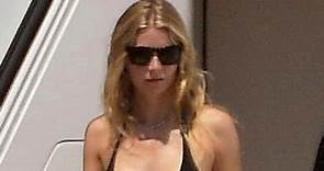 Gwyneth Paltrow Rocks a Black String Bikini -- See Her Insanely Fit Body!