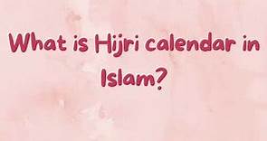 Islamic Calendar | Calendar System of Islam | History of Hijri Calendar| Learning with Maliha