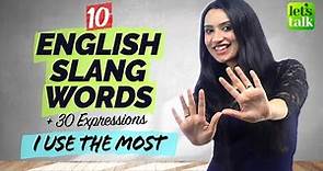 10 Awesome 😎 Slang words & Phrases (With Meaning) For Use In Daily English Conversations | Michelle