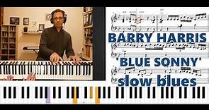Barry Harris Plays Slow Blues (transcription, PDF)