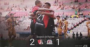 Resumen del Atlas FC 2 - 1 Atlético de San Luis | Jornada 15 | Clausura 2024