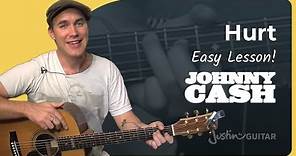 Hurt by Johnny Cash | Easy Guitar Lesson