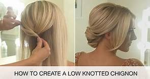 How to Create a Low Knotted Chignon | Hair Styling Tutorial | Kenra Professional