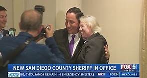 New San Diego County Sheriff in Office