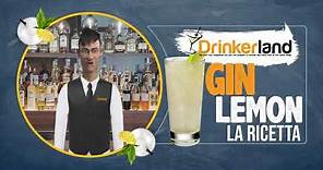GIN LEMON | Ricetta Facile | Cocktail | come si prepara un gin lemon