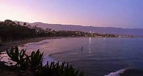 Leadbetter beach , Santa Barbara CA , Sunset , HD 4K
