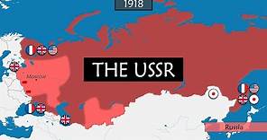 The USSR - Summary on a map