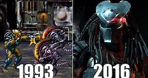 Evolution of Alien vs Predator Games [1993-2016]