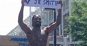 J.R. Smith Still Partying Shirtless Since NBA Finals