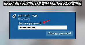 Forgot Wi-Fi Router Password? Here's How To Reset it!