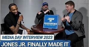 Derrick Jones Jr Interview: How DJJ Finally Made it to the Dallas Mavericks | Mavs Media Day 2023