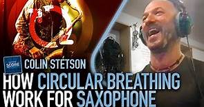 Circular breathing for saxophone | composer Colin Stetson