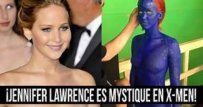 ¡Jennifer Lawrence es Mystique en X-Men!