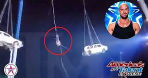 AGT Extreme Accident Leads to Near DEATH of Daredevil Jonathan Goodwin ...