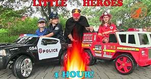 Little Heroes Compilation Video -1 Hour with The Spark, The Stealer, Fire Engines and Kid Cops