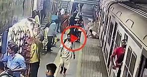 Video: Woman Rescued In Seconds After Falling Off Mumbai Local Train